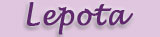 Lepota